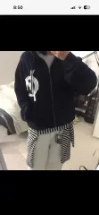 OY WHO フードジップアップ ネイビー 0サイズのサムネイル