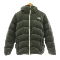 ザノースフェイス THE NORTH FACE ACONCAGUA HOODIE アコンカグア フーディ ダウンジャケット ジップアップ ナイロン S カーキ ND91314 /KU 23