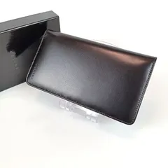 未使用級 CELINE セリーヌ 札入れ 長財布 二つ折り レザー 小銭入れ無し ブラック 黒 ロゴ シンプル 革 メンズ レディース 男女兼用 美品 箱あり ヴィンテージのサムネイル