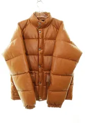 アベイシングエイプ A BATHING APE 25AW LEATHER CLASSIC DOWN JACKET M 001DNL801011M レザー クラシック ダウン ジャケット ブラウン 【ブランド古着ベクトル】【中古】☆AA★■260224のサムネイル