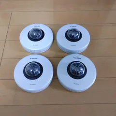 【4台セット】Canon VB-S805D 固定ドーム型ネットワークカメラ 防犯カメラ【動作・ライブ映像確認済／初期化済】高画質130万画素 超コンパクト設計 PoE給電対応 監視カメラ 店舗・事務所用セキュリティ機器 キヤノンのサムネイル