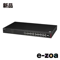 BUFFALO  バッファロー 法人向け レイヤー2 Giga スマートスイッチ BS-GS2124 (2648074)