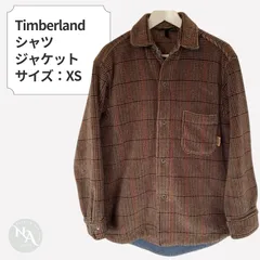 ヴィンテージ Timberland ティンバーランド シャツジャケット XS ブラウン やや難のサムネイル