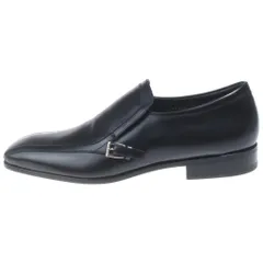 PRADA (プラダ) スクエアトゥ ビジネスシューズ ローファー レザー ブラック C017100 C017100のサムネイル