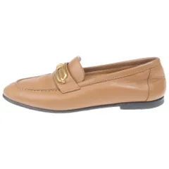 HERMES (エルメス) モカシン コレット レザー ローカットシューズ ローファー ゴールド金具 ブラウンのサムネイル