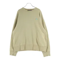 Acne Studios (アクネ ストゥディオズ) フェイスパッチ コットン クルーネック スウェット ベージュ FA-UX-SWEA000077 CI0072-のサムネイル