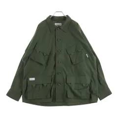 WTAPS (ダブルタップス) 21AW MODULAR/LS/RIPSTOP モデュラー リップストップ ミリタリー長袖シャツ カーキ 212BRDT-SHM03のサムネイル