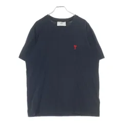 AMI Alexandre Mattiussi (アミアレクサンドルマテュッシ) T-Shirt ハートロゴ刺繍 半袖Tシャツ ブラック BFUTS001.724 BFUTS001.724のサムネイル