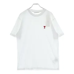 AMI Alexandre Mattiussi (アミアレクサンドルマテュッシ) T-Shirt ハートロゴ刺繍 半袖Tシャツ ホワイト BFHJ108.723 BFHJ108.723のサムネイル
