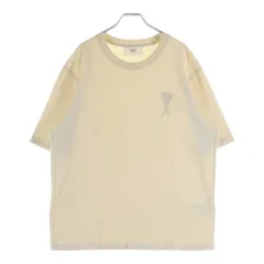 AMI Alexandre Mattiussi (アミアレクサンドルマテュッシ) T-Shirt ハートロゴ刺繍 半袖Tシャツ アイボリー UTS002.726 UTS002.726のサムネイル