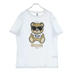 MOSCHINO (モスキーノ) Bear T-Shirt サングラス ゴールドベア 半袖Tシャツ ホワイトのサムネイル