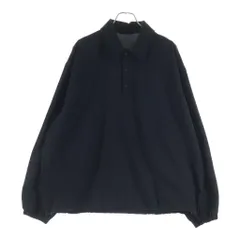 SOPHNET. (ソフネット) 24AW STRETCH WOVEN CLOTH PULLOVER SHIRT ストレッチ ウーブン クロス プルオーバー長袖シャツ ブラック SOPH-242029のサムネイル