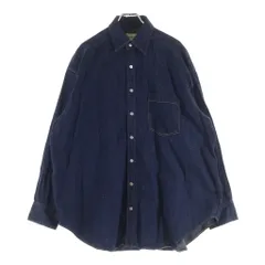 beautiful people (ビューティフルピープル) dungaree denim big tuck over shirt ダンガリーデニム ビッグ タック オーバー 長袖シャツ インディゴ 1445106020のサムネイル
