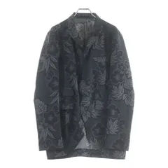 COMME des GARCONS HOMME PLUS (コムデギャルソンオムプリュス) 11SS 4Pocket Jacket 4ポケット ジャケット ハイビスカス柄 ダークグリーン EG-J008のサムネイル