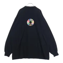 BALENCIAGA (バレンシアガ) TO MY LOVE VALENTINE CD LS T-shirt logo ヴァレンタイン ダメージ加工 ロングスリーブ Tシャツ ブラック 739027 TQVE4 1055のサムネイル