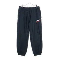 SUPREME (シュプリーム) 18AW ×NIKE Sweat Pant ナイキ ロゴワッペン スウェットパンツ ブラック BQ3768-010のサムネイル