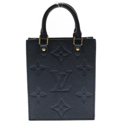 LOUIS VUITTON (ルイヴィトン) モノグラム アンプラント プティット サックプラ レザー 2WAY ハンド ショルダーバッグ ゴールド金具 ブラック M80478のサムネイル