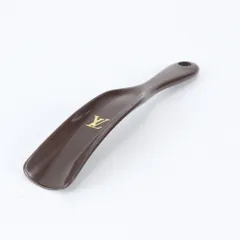 美品 ルイヴィトン LV ロゴ 靴べら シューホーン 小物 ブラウン 茶色 ブランド WWM EG49-6【中古】のサムネイル