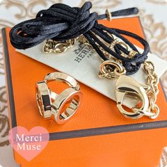 ❤お得なお品❤ケリーツイリーリング ライトゴールド金具 エルメス ネックレスにも ❤お得なお品❤ケリーツイリーリング ライトゴールド金具 エルメス