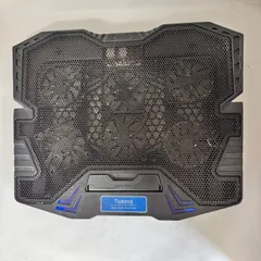 Tuayoo★ノートPCクーラー★6ファン搭載★メッシュ構造★ブラック★冷却台★ノートパソコン★クーラーパッド★静音★LED★PC冷却★スタンド★ゲーミングPC★熱対策★MacBook★Windows★Laptop★Coolerのサムネイル