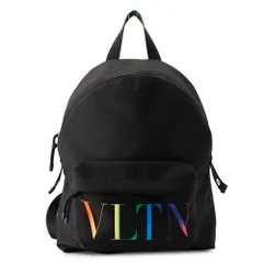 ヴァレンティノ・ガラヴァーニ リュック VLTNロゴ ナイロン VALENTINO バックパック 黒のサムネイル