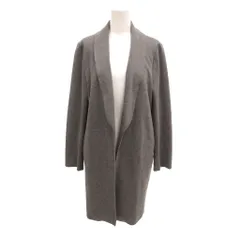 ミッシェルクラン MICHEL KLEIN 美品 コート 38 グレー ショールカラー 無地 ミモレ丈 /IL ■ECG006のサムネイル