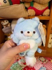 ハンドメイド】猫 ぬいぐるみ サバトラ 空色 ネコ 作家 - メルカリ