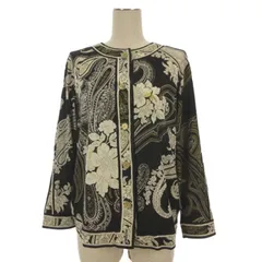 レオナール LEONARD FASHION 花柄 カーディガン ブラック Lのサムネイル