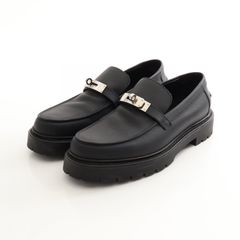 美品】エルメス モカシン アイコン ケリーバックル レザー ローファー