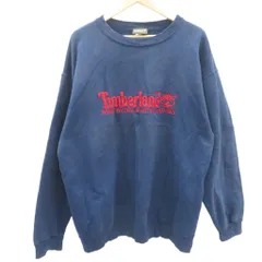 ティンバーランド Timberland トレーナー 紺 ネイビー クルーネック 長袖 ロゴ刺繍 /HO42 ■ECE006のサムネイル