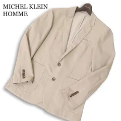 MICHEL KLEIN HOMME ミッシェルクラン オム 春夏 Homespun DOTS★ アンコン サマー テーラード ジャケット Sz.48　メンズのサムネイル