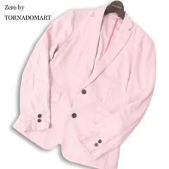22SS★ Zero by TORNADOMART トルネードマート 春夏★ リネデラン アンコン テーラード ジャケット Sz.M メンズのサムネイル
