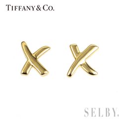 Tiffany&Co. ティファニー スマイル ピアス K18PG 約1.6g - メルカリ