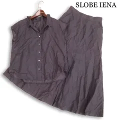 SLOBE IENA スローブ イエナ 春夏★ リネン混 ブラウス&マーメイド フレア スカート 上下セットアップ Sz.36 レディースのサムネイル
