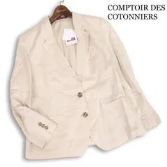 【新品 未使用】 COMPTOIR DES COTONNIERS コントワーデ コトニエ 春夏★ リネン テンセル ジャケット Sz.XL レディースのサムネイル