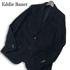 Eddie Bauer エディーバウアー 春夏★ アンコン テーラード ジャケット Sz.M メンズ ネイビー アウトドアのサムネイル
