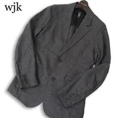 wjk ダブルジェイケイ 2975 sl114 春夏 デオロン リネン シルク アンコン ネップ テーラード ジャケット 日本製 Sz.M メンズのサムネイル