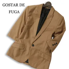 GOSTAR DE FUGA ゴスタール ジ フーガ 春夏 総裏★ 七分袖 スリム テーラード ジャケット Sz.46 メンズのサムネイル