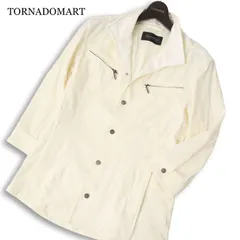 TORNADOMART トルネードマート 春夏 ハイテンション シャドーツイル★ 7分袖 ストレッチ シャツ ブルゾン Sz.L メンズのサムネイル