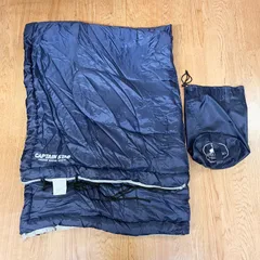 CAPTAIN STAG キャプテンスタッグ シェラフ 寝袋 ネイビー 75×185cm アウトドア 寝具 キャンプ マイクロファイバー ホローファイバーのサムネイル