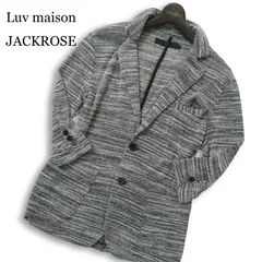 Luv maison JACKROSE ジャックローズ 春夏★ 7分袖 アンコン メランジ テーラード ジャケット Sz.44 メンズのサムネイル