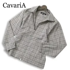 CavariA キャバリア 春夏★ グレンチェック ブルゾン ジャケット Sz.44 メンズのサムネイル