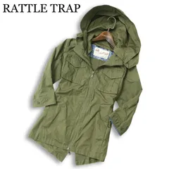 RATTLE TRAP メンズビギ 春夏★ 7分袖 ミリタリー モッズコート ジャケット Sz.L メンズのサムネイル