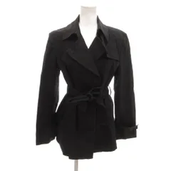 ダナキャランニューヨーク DKNY ジャケット 上着 6 黒 ブラック ダブルブレスト ベルト付き  /IL ■GY74のサムネイル