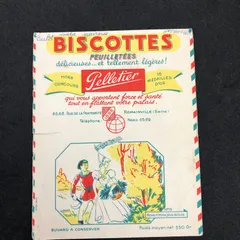 ビュバー　　輸入雑貨　レトロ　(buvard) 　フランス　アンティーク　『 ペルティエ 　輸入雑貨　レトロ　(PELLTIER) / ビスケットメーカー 』 広告　ビンテージ 　アドバタイジング　 　輸入雑貨　レトロ　(VYB085）　のサムネイル