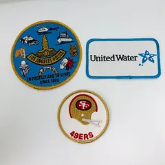 ビンテージ　ワッペン セット　アメリカ　当時物 アメカジ　米国　ハンドメイド 素材　(006)のサムネイル