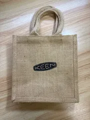 【KEEN/キーン】ジュートトートバッグ　ミニハンドバッグ　ミニトートバッグ　ミニサイズ　ランチバッグのサムネイル