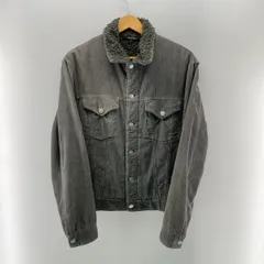 【中古】A･P･C フランス製 裏ボア コーデュロイトラッカージャケット グレー S　アーペーセー[24]のサムネイル