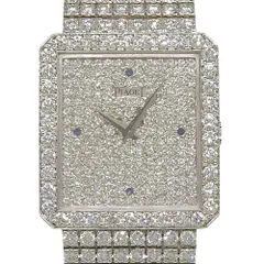【PIAGET】ピアジェ プロトコール 91541C626 K18ホワイトゴールド×ダイヤモンド×サファイア 手巻き アナログ表示 ユニセックス ダイヤモンド文字盤 腕時計のサムネイル