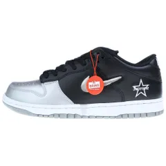 SUPREME (シュプリーム) 19AW ×NIKE SB DUNK LOW OG QS CK3480-001 ナイキエスビー ダンク ローカットスニーカー ブラック/シルバー US9.5/27.5cmのサムネイル